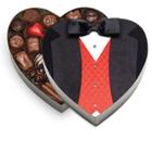 See's Candies Tuxedo Heart - 1 Lb