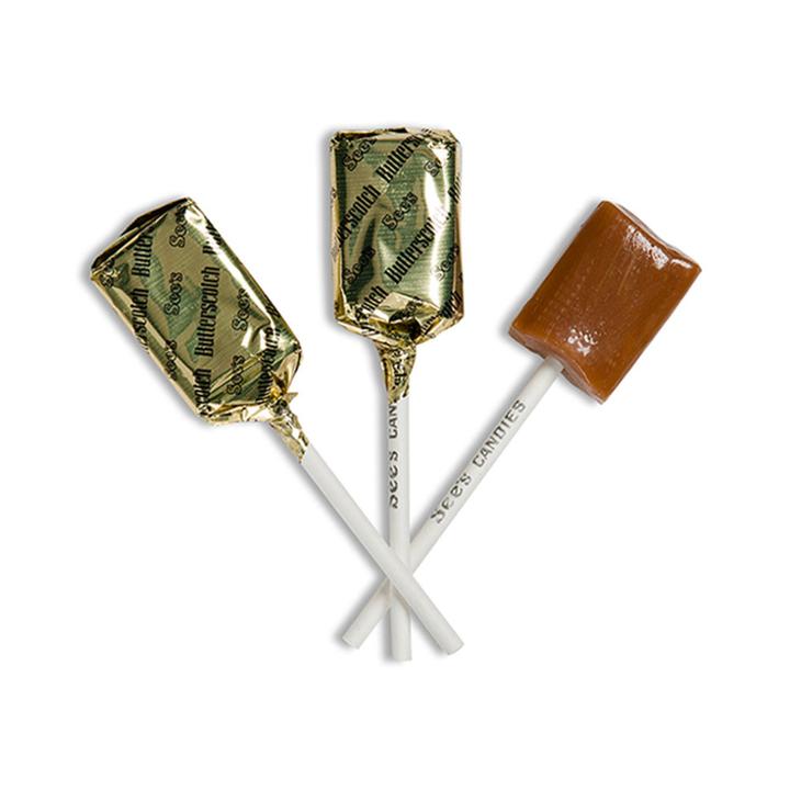 See's Candies Butterscotch Lollypops - 1lb5oz
