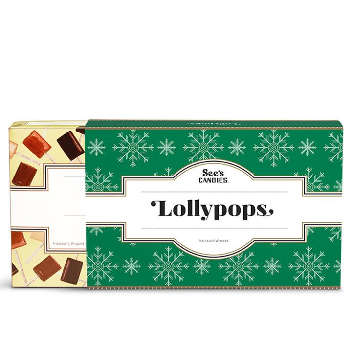 See's Candies Christmas Assorted Lollypops - 1 Lb 5 Oz