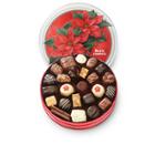 See's Candies Poinsettia Keepsake Tin - 15 Oz