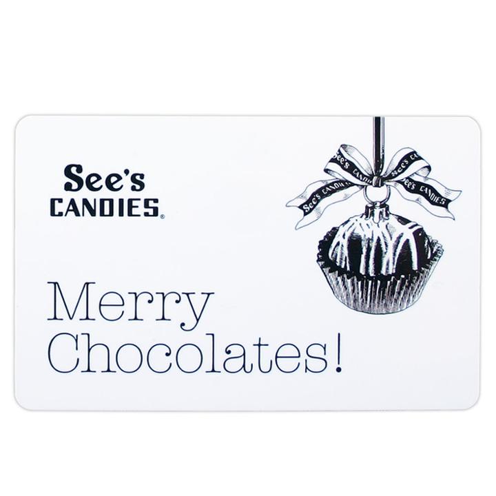 See's Candies $25 Gift Card (merry Chocolates) - Single
