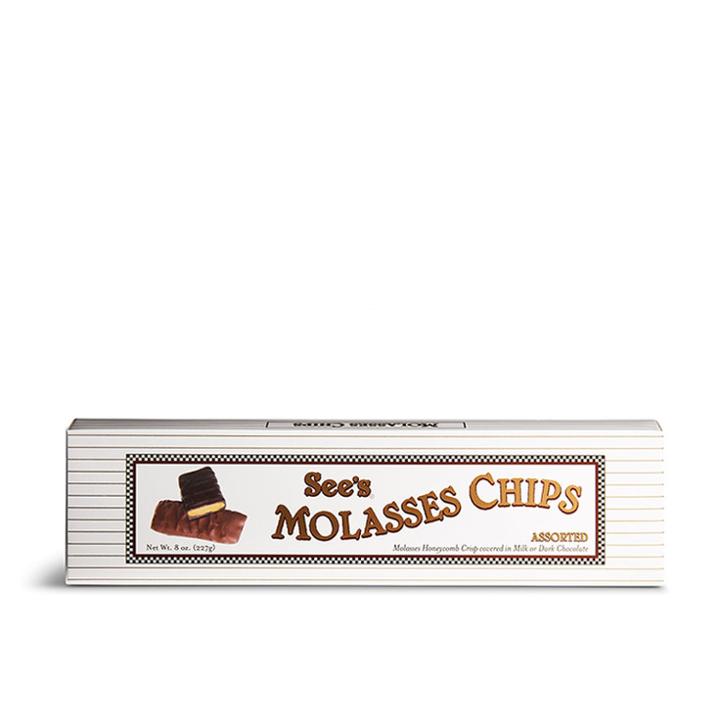 See's Candies Assorted Molasses Chips - 8 Oz