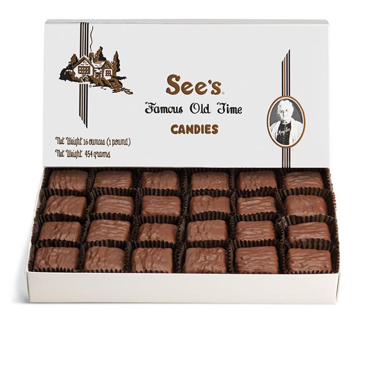 See's Candies Milk California Brittle&reg; - 1lb