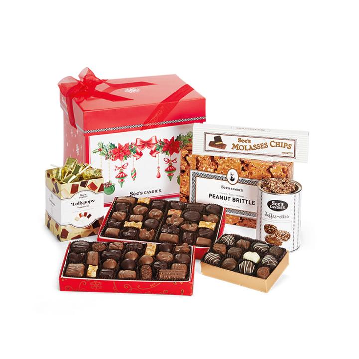 See's Candies Festive Ornaments Gift Pack - 6 Lb