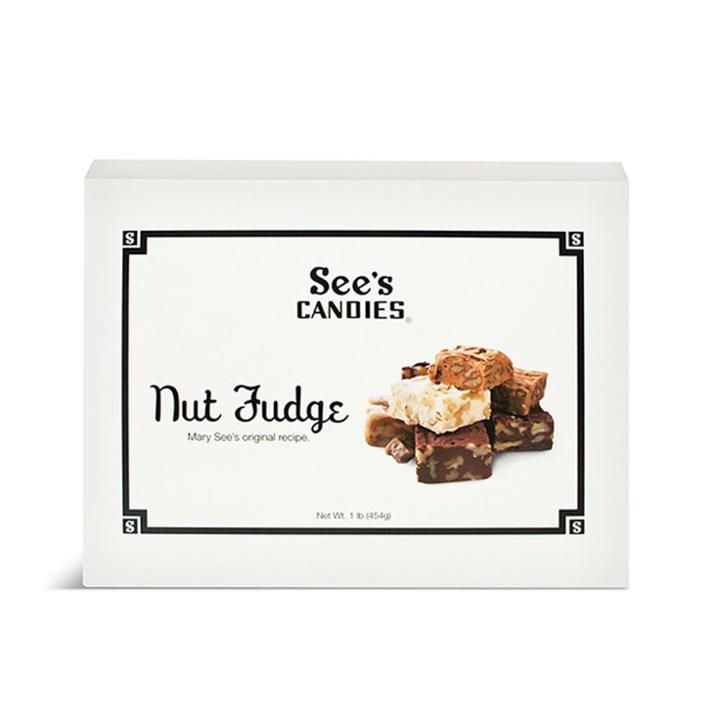 See's Candies Vanilla Walnut Fudge - 1lb