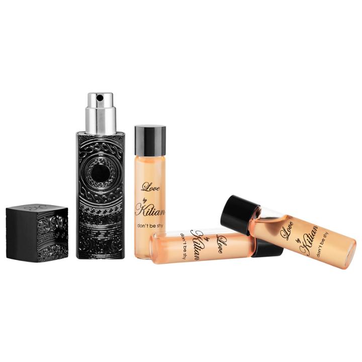 Kilian Love, Don't Be Shy Travel Spray Set 4 X 0.25 Oz/ 7.5 Ml Eau De Parfum Refillable Travel Sprays