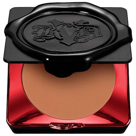 Kat Von D Lock-it Powder Foundation 195 Deep 0.31 Oz/ 9.0 G
