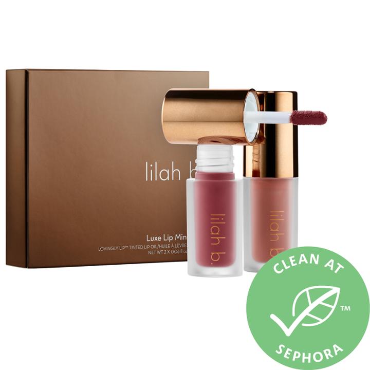 Lilah B. Luxe Lip Mini Lip Oil Duo 2 X 0.06 Oz/ 1.8 Ml