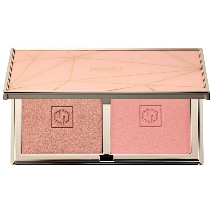 Jouer Cosmetics Blush Bouquet Dual Blush Palette Rose Gold Collection 0.39 Oz/ 11 G