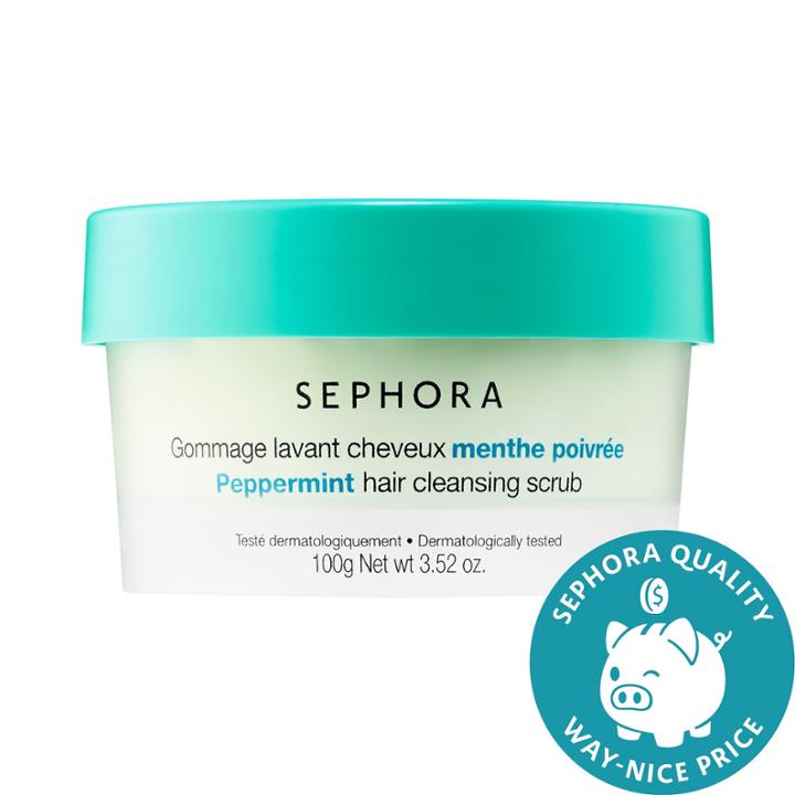 Sephora Collection Peppermint Hair Cleansing Salt Scrub 3.52oz/100g