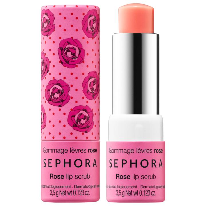 Sephora Collection Lip Balm & Scrub Rose 0.123 Oz/ 3.5g