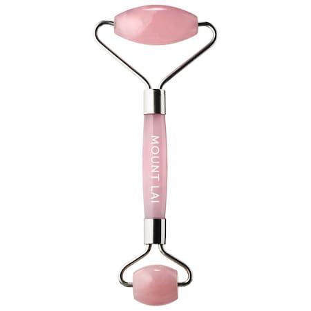Mount Lai De-puffing Rose Quartz Facial Roller
