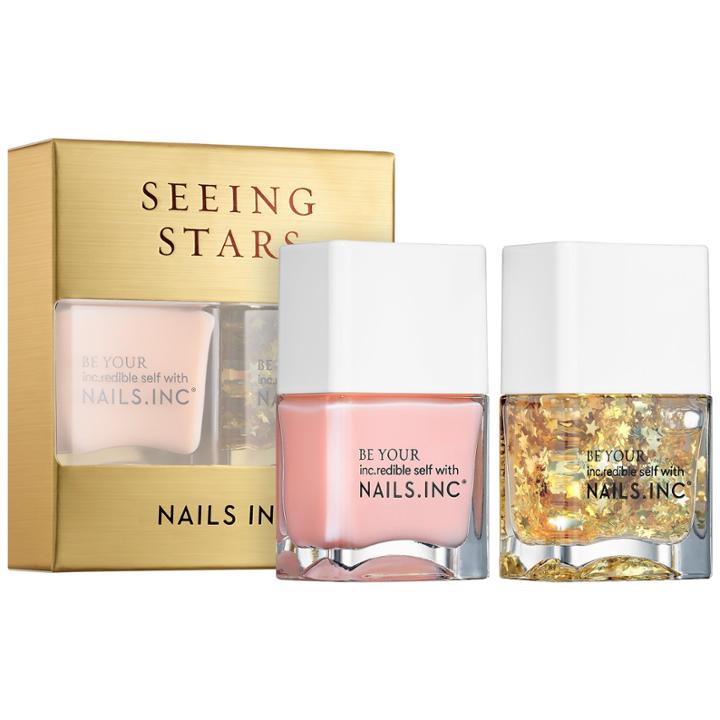 Nails Inc. Seeing Stars Nail Duo 2 X 0.47 Oz/ 14 Ml