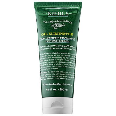 Kiehl's Since 1851 Oil Eliminator Deep Cleansing Exfoliating Face Wash For Men 6.8 Oz/ 200 Ml