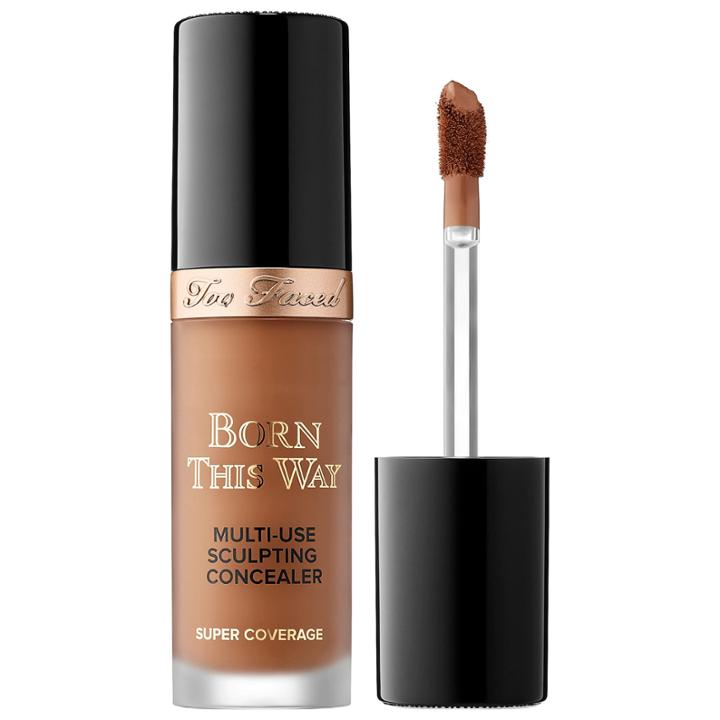 Too Faced Born This Way Super Coverage Multi-use Sculpting Concealer Toffee 0.50 Oz
