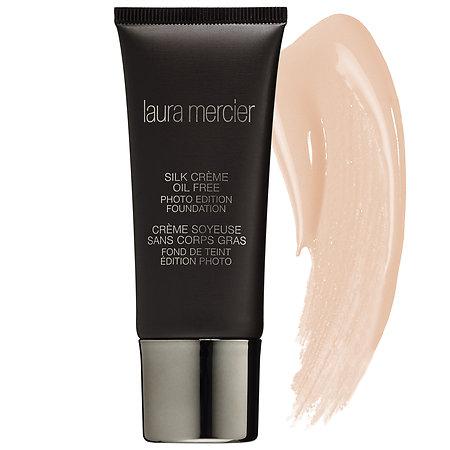 Laura Mercier Silk Creme Oil Free Photo Edition Foundation Rose Ivory 1 Oz/ 30 Ml