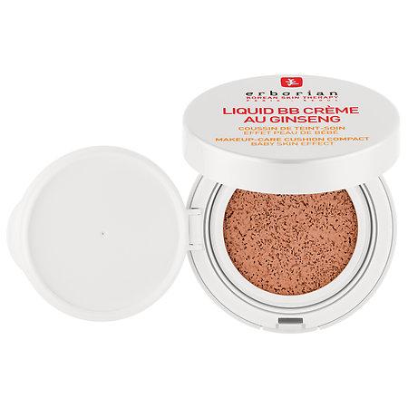 Erborian Liquid Bb Creme Au Ginseng Cushion Compact Dore 0.49 Oz/ 14 G