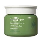 Innisfree (green Tea) Moisture-balancing Cream 1.69 Oz/ 50 Ml