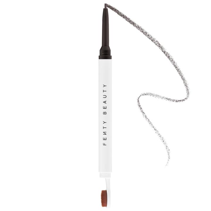 Fenty Beauty By Rihanna Brow Mvp Ultra Fine Brow Pencil & Styler Black-brown 0.0024 Oz / 0.07 G