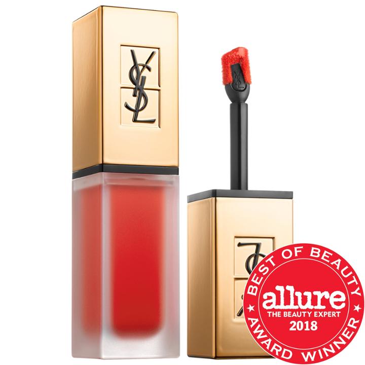 Yves Saint Laurent Tatouage Couture Liquid Matte Lip Stain 13 True Orange .20 Oz/ 6 Ml