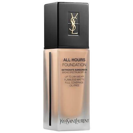 Yves Saint Laurent All Hours Longwear Natural Matte Foundation Bd50 Warm Honey .84 Oz/ 25 Ml
