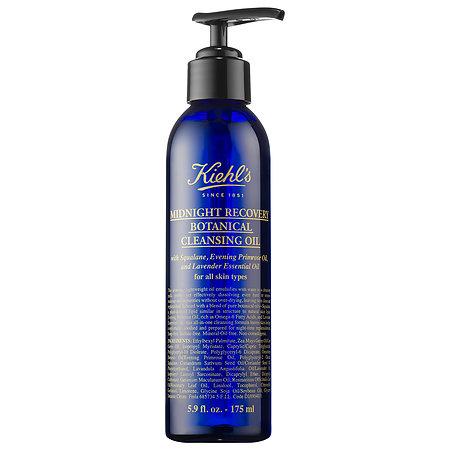 Kiehl's Since 1851 Midnight Recovery Botanical Cleansing Oil 5.9 Oz/ 175 Ml