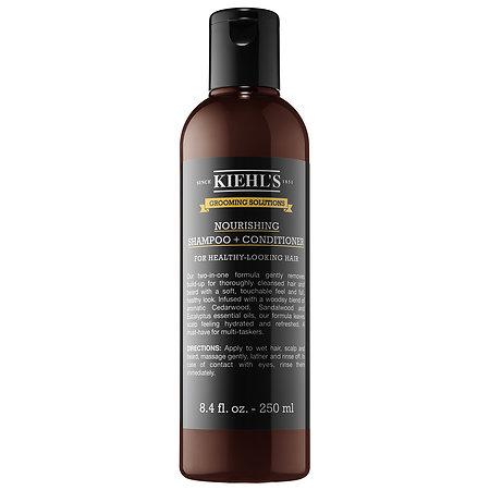 Kiehl's Since 1851 Grooming Solutions Nourishing Shampoo + Conditioner 8.4 Oz/ 250 Ml