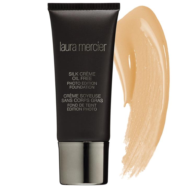 Laura Mercier Silk Crme Oil Free Photo Edition Foundation Suntan 1 Oz/ 30 Ml