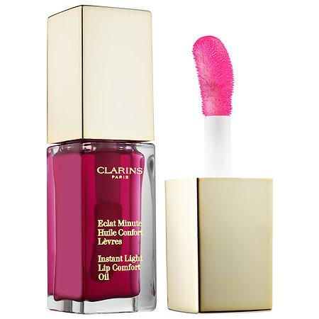 Clarins Instant Light Lip Comfort Oil Raspberry 0.1 Oz/ 2.95 Ml