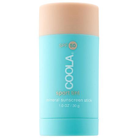 Coola Mineral Sport Sunscreen Stick Spf 50 Tinted 1 Oz/ 29 G