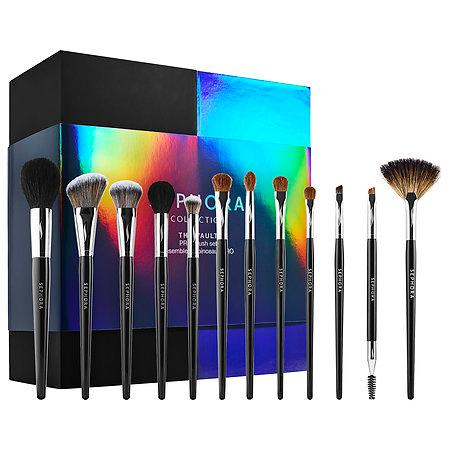 Sephora Collection The Vault Pro Brush Set 12 Brushes