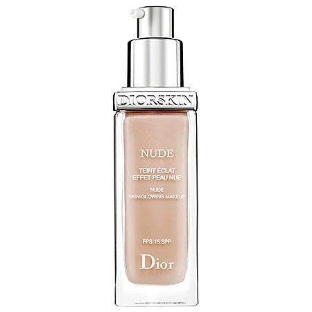 Dior Diorskin Nude Skin-glowing Foundation Broad Spectrum Spf 15 Cameo 1 Oz