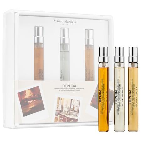 Maison Margiela Replica Travel Spray Set ( Jazz Club, At The Barber's, By The Fireplace) 3 X 0.34oz/10ml