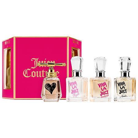 Juicy Couture Juicy Couture Deluxe Mini Coffret 4 X 0.17 Oz/ 5 Ml