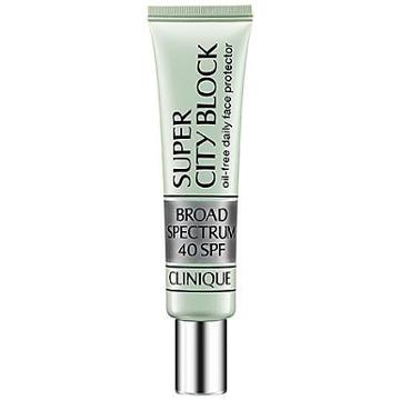 Clinique Super City Block Oil-free Daily Face Protector Broad Spectrum 40 Spf 1.4 Oz
