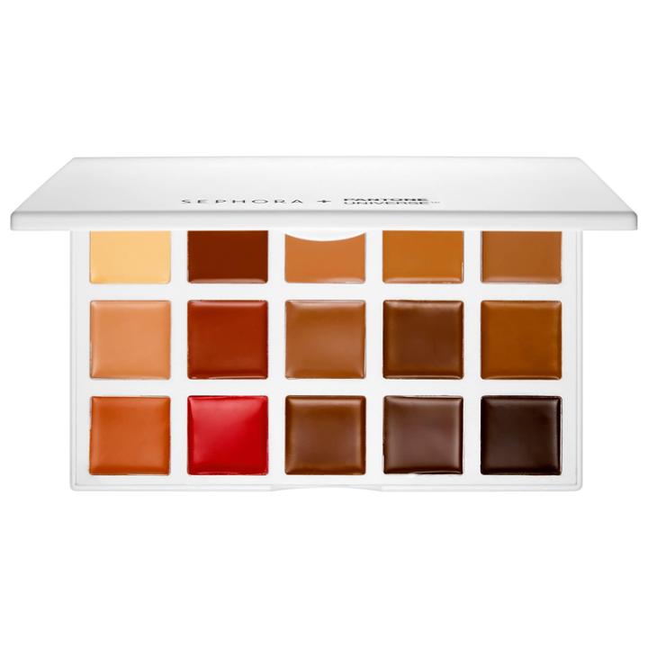 Sephora Collection Sephora + Pantone Universe Correct + Conceal Palette Medium/dark 15 X 0.04 Oz/ 1.18 Ml