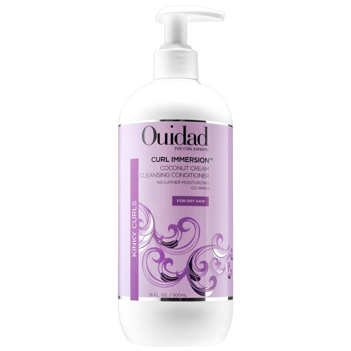 Ouidad Curl Immersion Coconut Cream Cleansing Conditioner 16 Oz