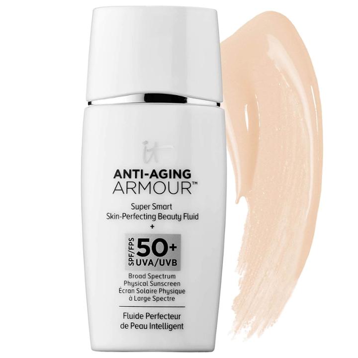 It Cosmetics Anti-aging Armour Tinted Sunscreen Spf 50+ Universal Translucent 1 Oz/ 30 Ml