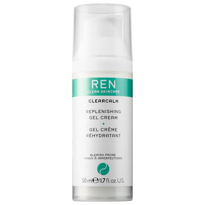 Ren Clean Skincare Clearcalm Replenishing Gel Cream 1.7 Oz/ 50 Ml