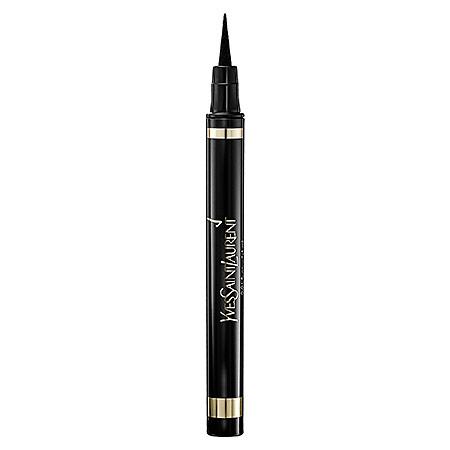 Yves Saint Laurent Eyeliner Effet Faux Cils Shocking - Bold Felt-tip Eyeliner Pen 01 Black 0.04 Oz/ 1.2 G