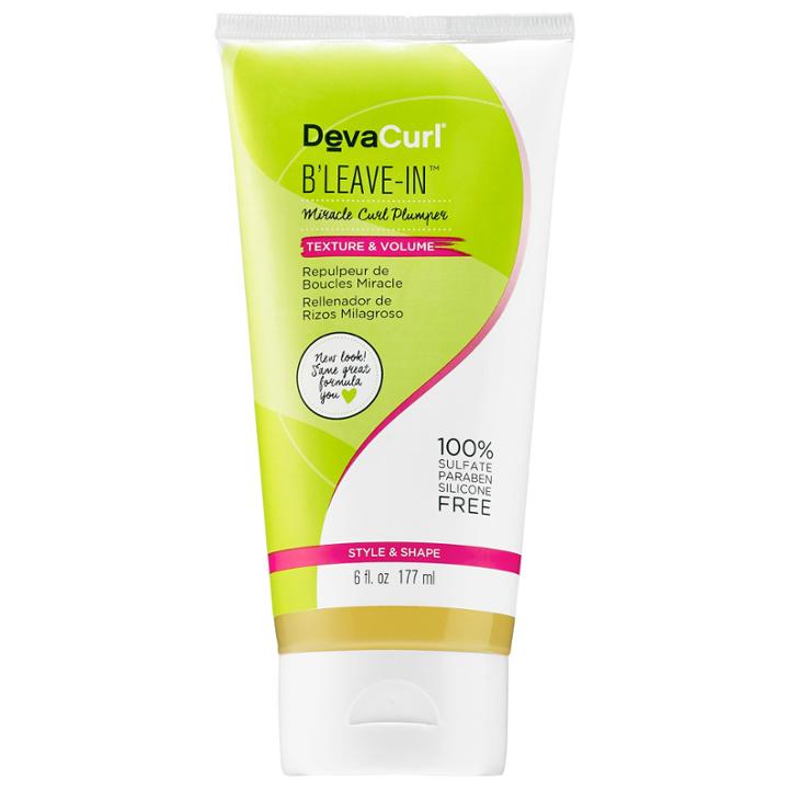 Devacurl B'leave-in Miracle Curl Plumper 6 Oz/ 177 Ml