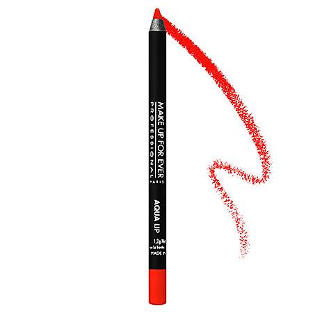 Make Up For Ever Aqua Lip Waterproof Lipliner Pencil 25c Orange Red 0.04 Oz/ 1.2 G