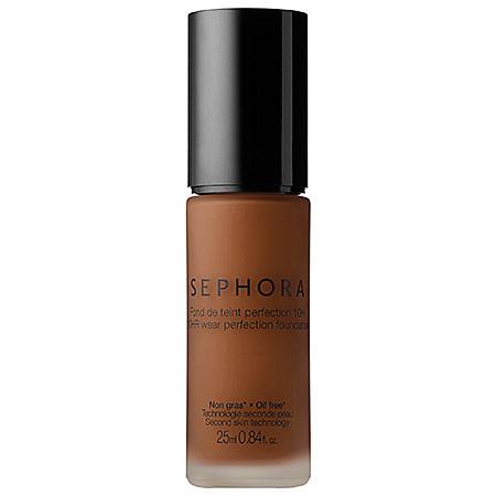 Sephora Collection 10 Hr Wear Perfection Foundation 57 Deep Chocolate (y) 0.34 Oz/ 10 Ml