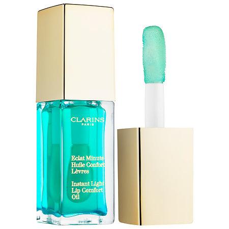 Clarins Instant Light Lip Comfort Oil Mint 0.1 Oz/ 7 Ml
