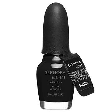 Sephora By Opi Blasted Nail Colour Blasted Black 0.5 Oz