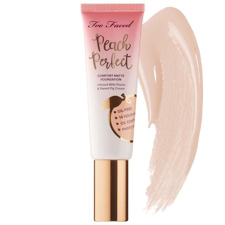 Too Faced Peach Perfect Comfort Matte Foundation - Peaches And Cream Collection Cloud