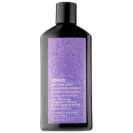Amika Bust Your Brass Cool Blonde Shampoo 10.1 Oz/ 300 Ml