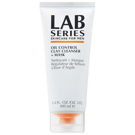 Lab Series For Men Oil Control Clay Cleanser + Mask 3.4 Oz/ 100 Ml