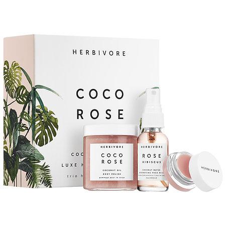 Herbivore Coco Rose Luxe Hydration Trio