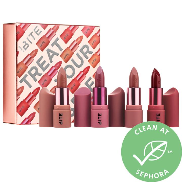 Bite Beauty Creamy Color 4-piece Mini Amuse Bouche Supercharged Lipstick Set